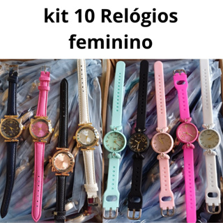 Kit Rel Gios Feminino Barato Moda Cor Variados Shopee Brasil