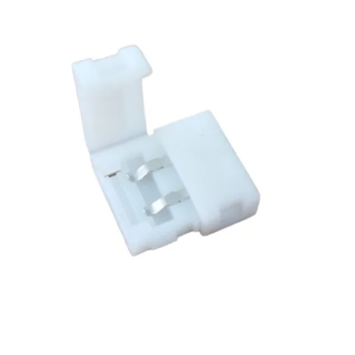 30 Emenda Conector 8mm Para Fita LED 2835 ou 3528 Cor Única 2 Vias