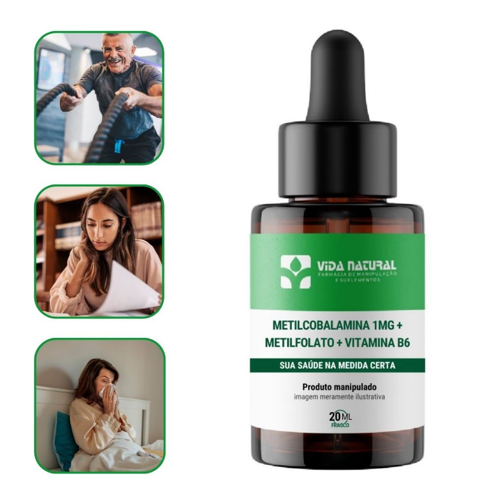 Metilcobalamina Mg Metilfolato Mg Vitamina B Mg Sublingual Em