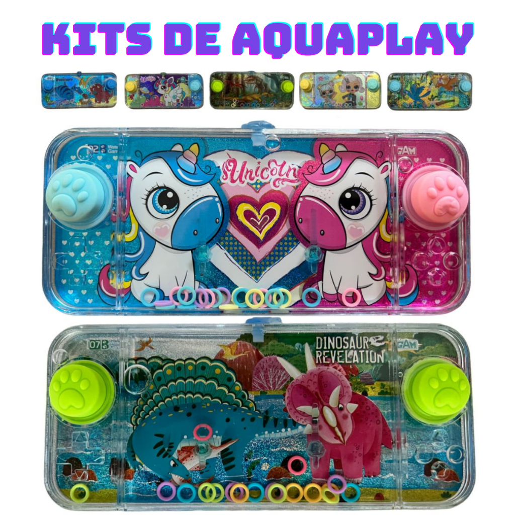 Kits de Aquaplay Jogo de Argolas Agua Água De Plástico Dinossauro