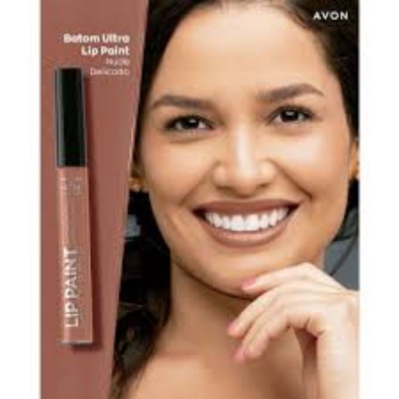 Batom Semi Hidratante Liquido AVON Lip 7ml NUDE DELICADO Shopee Brasil