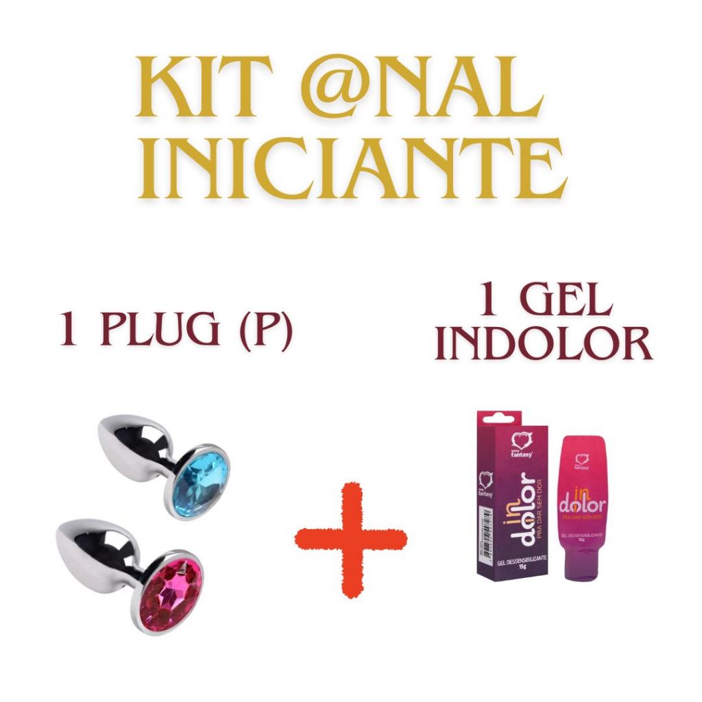 Kit Anal Iniciante Plug P Gel Indolor Shopee Brasil