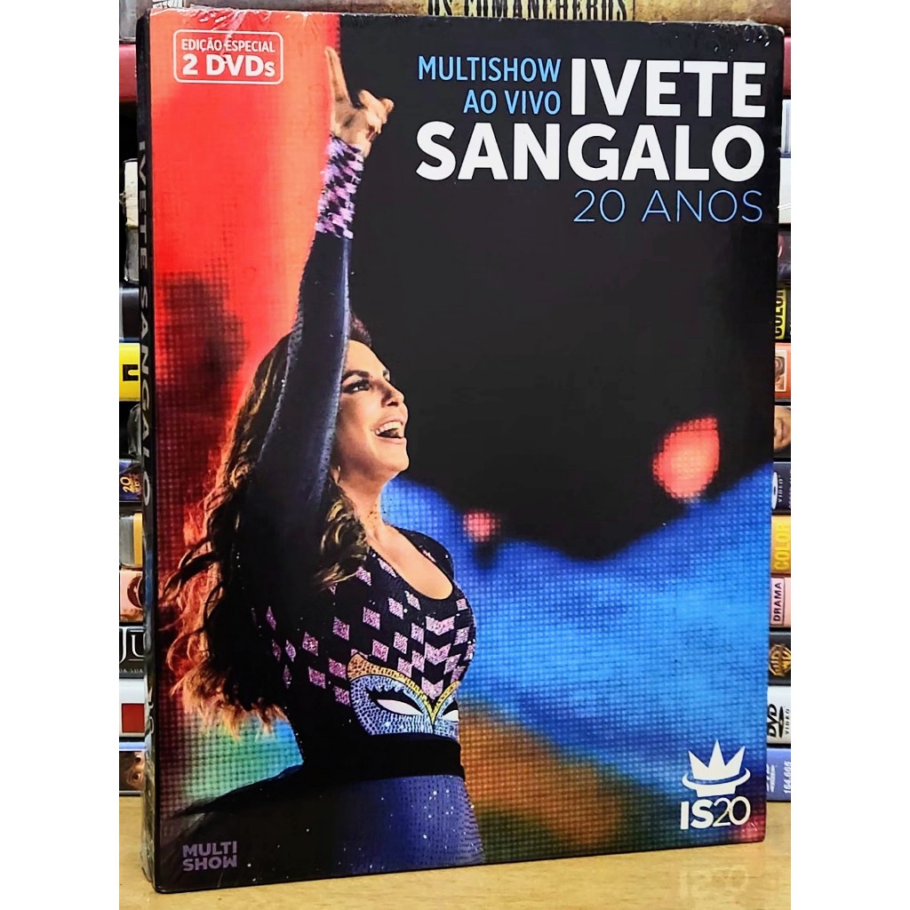 DVD Duplo Ivete Sangalo 20 Anos Ao Vivo Em Salvador Original Lacrado