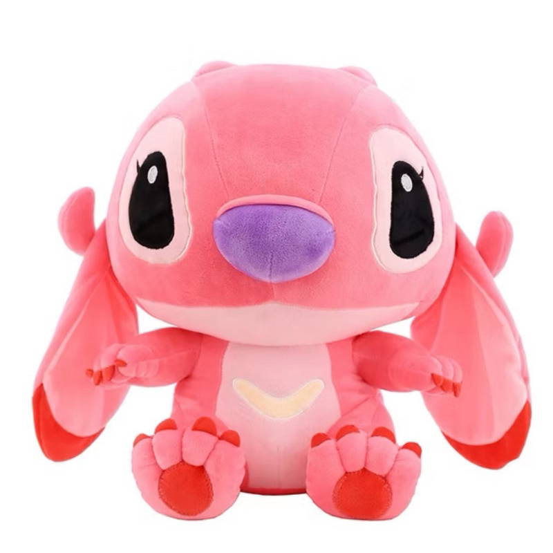 Novidade Lilo E Stitch Rosa De Pel Cia Cm Gigante Original