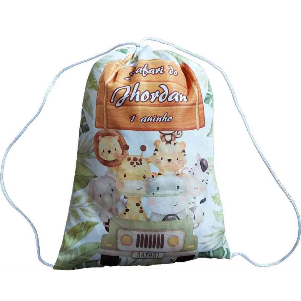 Mochilinha Sacolinha Mochila Saco Sacochila Saquinho Lembrancinha