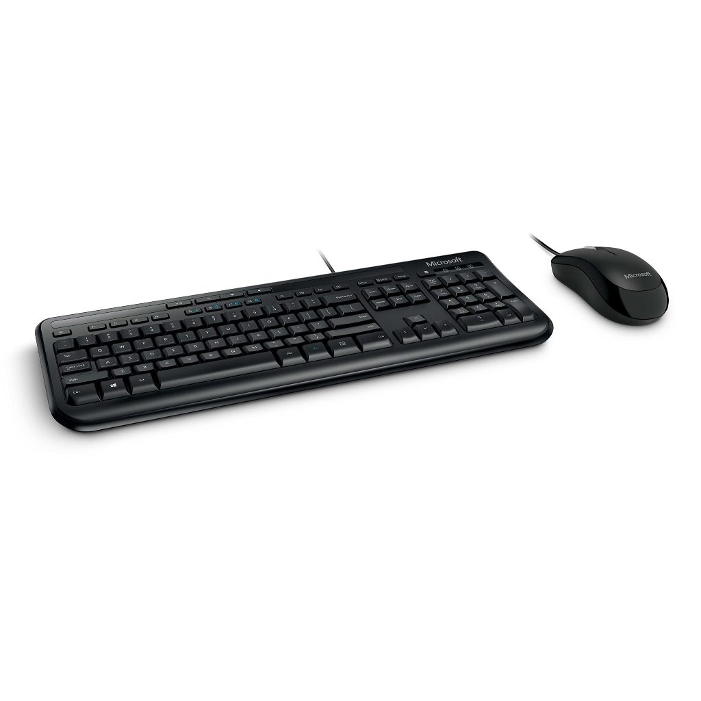 Kit Teclado E Mouse Microsoft Wired 600 Desktop Fio USB Teclas