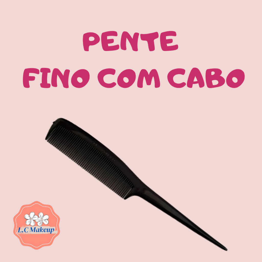 Pente Fino Profissional Cabo Cores Variadas Pente Fino De