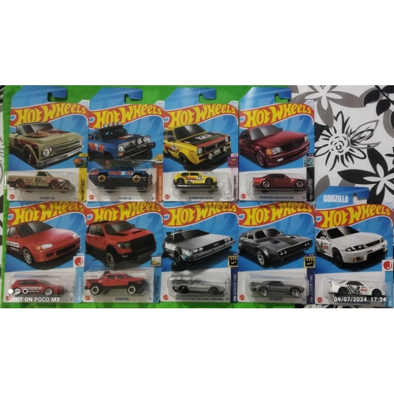 Miniaturas Hot Wheels LOTE D 2024 Shopee Brasil