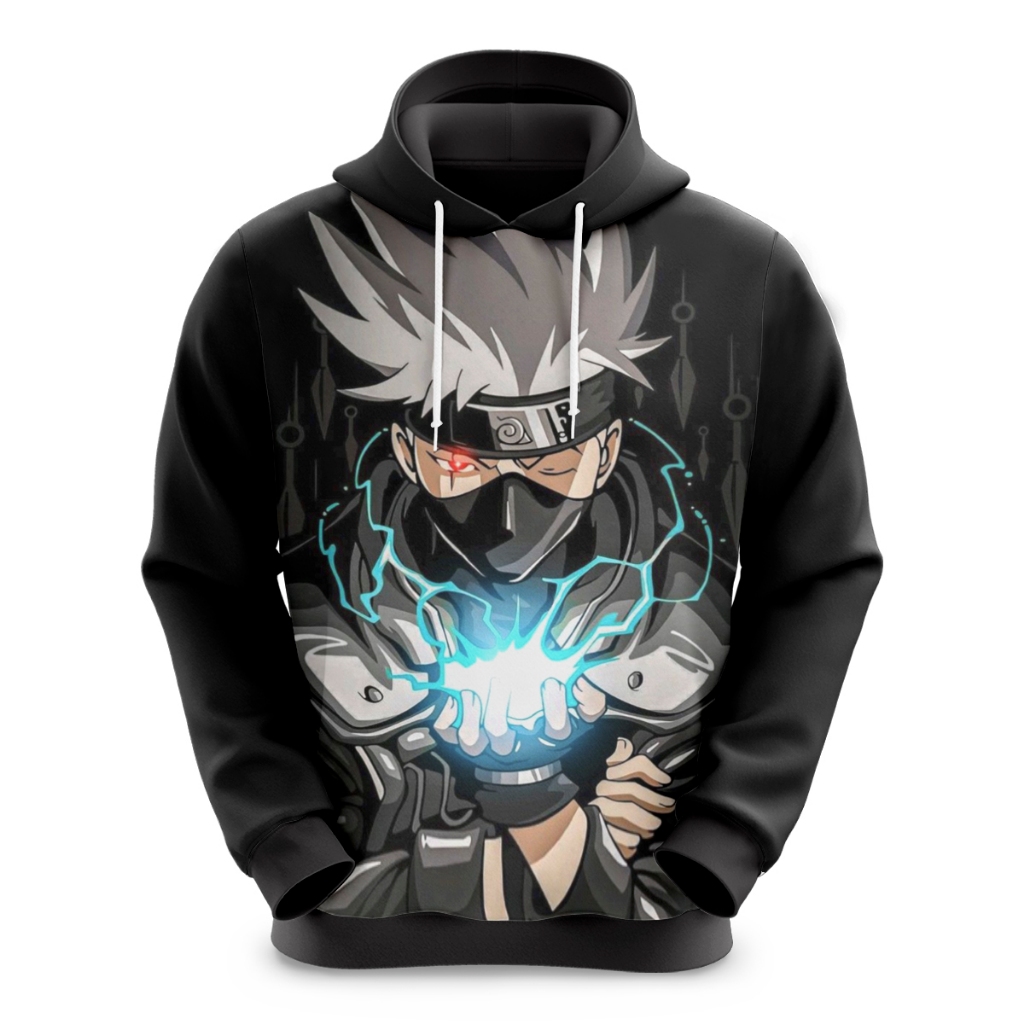 Blusa De Moletom Sublimado Infantil Anime Kakashi Shopee Brasil