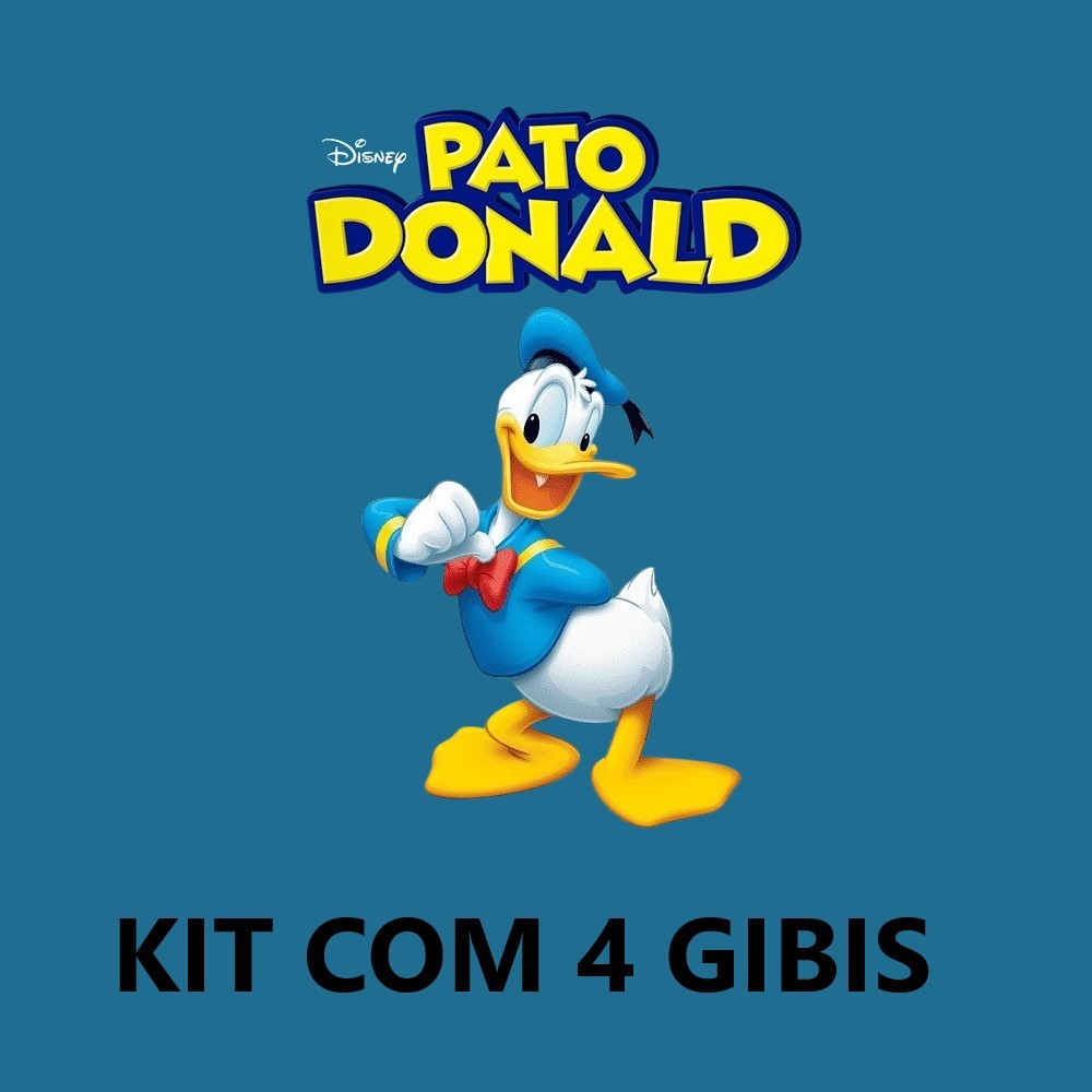 Pato Donald Kit 4 Gibis Shopee Brasil