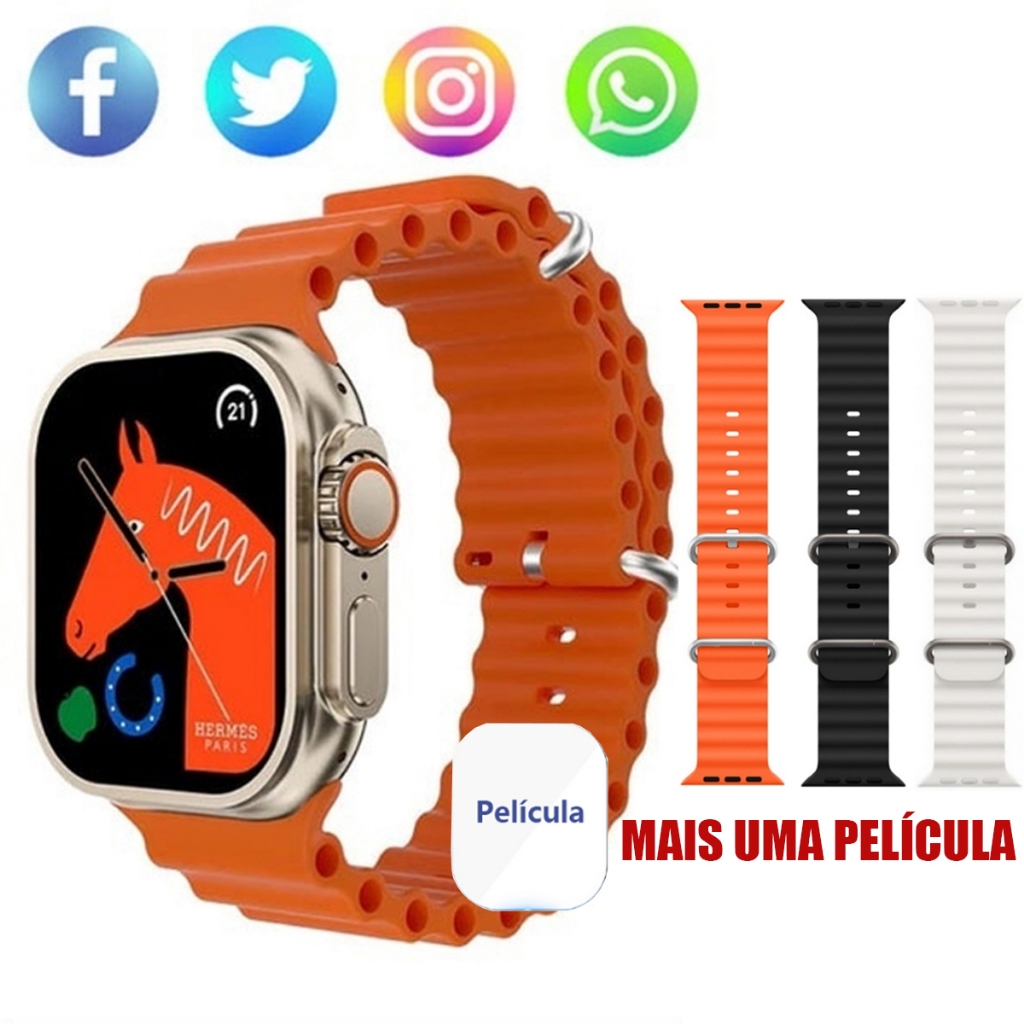 Smartwatch T T U T Ultra Series Ultra Calculadora Card Aca