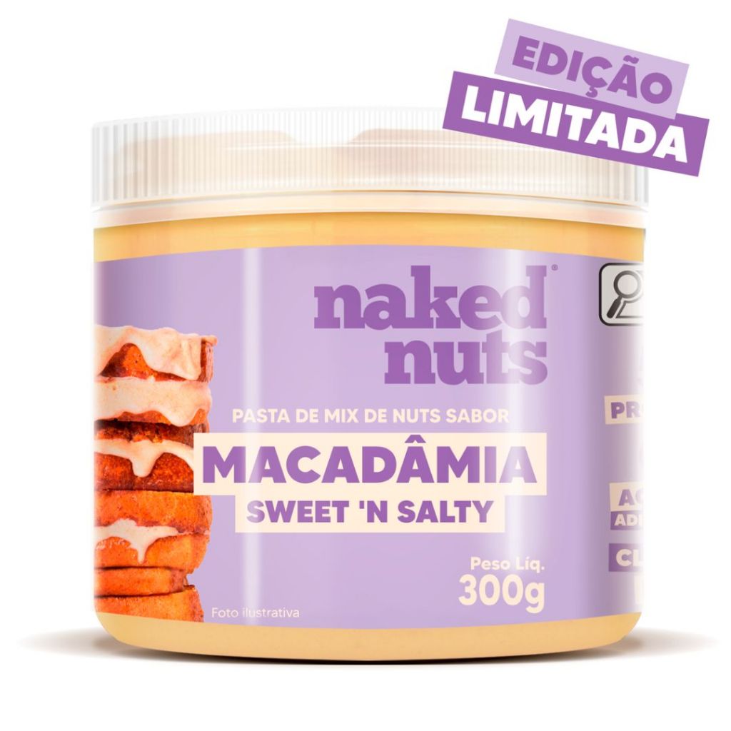 Pasta de Amendoim Proteica 300g Naked Nuts Pasta Fit Zero Açúcar