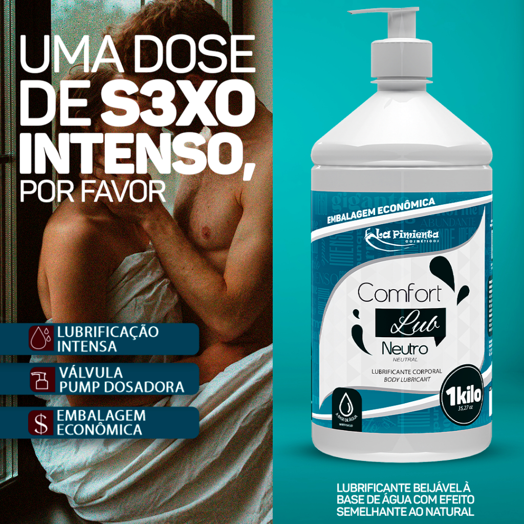 COMFORT LUB KG g ou g Lubrificante Íntimo Para Sexo Anal Vaginal