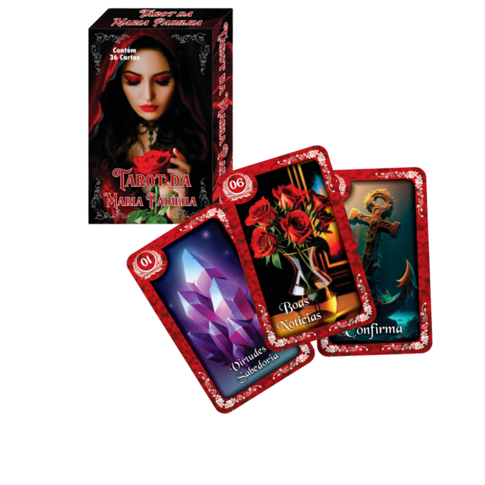 Baralho Tarot Cartas Maria Padilha Shopee Brasil