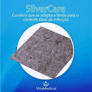 Curativo Silvercare Alginato De Calcio C Prata 10x10 5 Uni Shopee