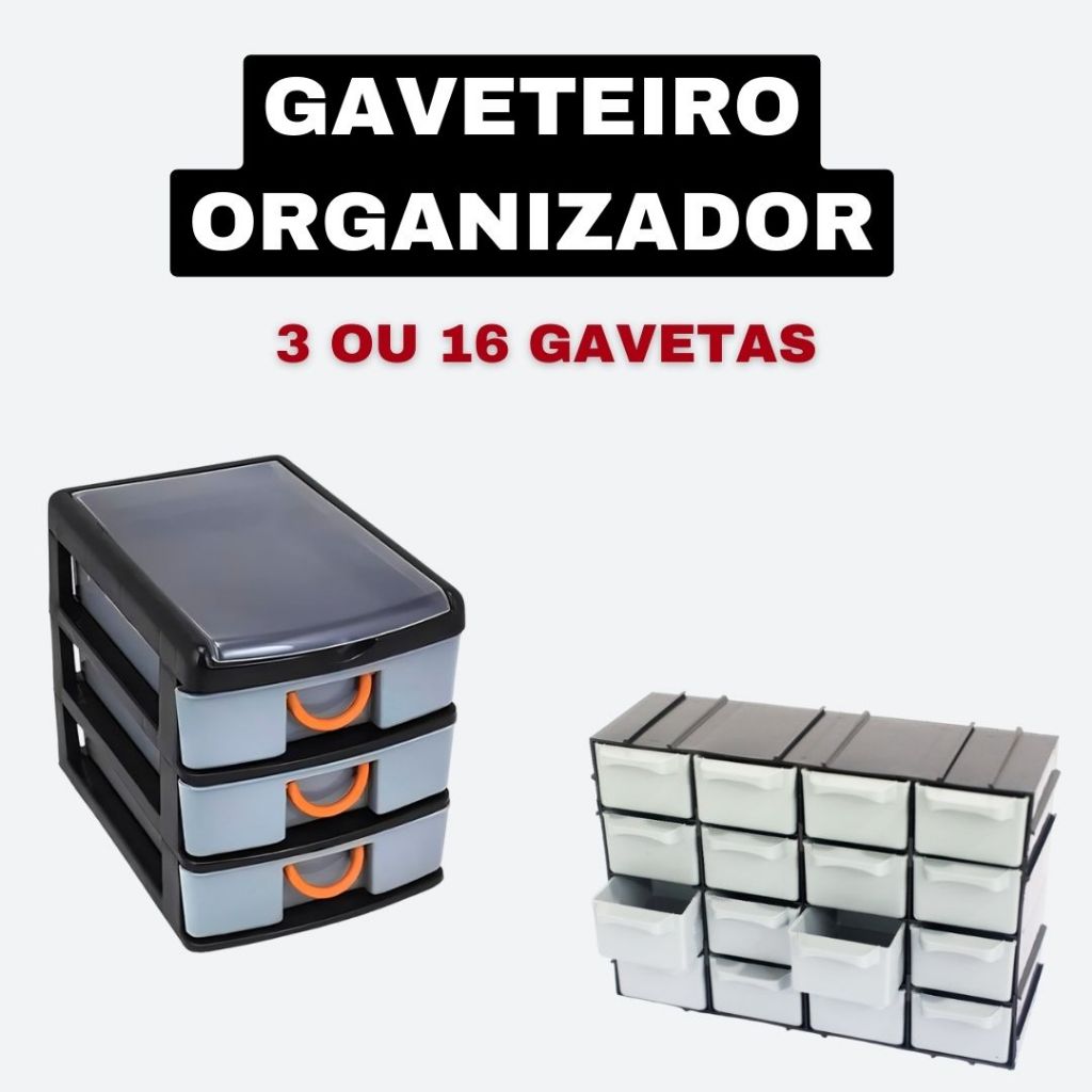 Gaveteiro Organizador Gavetas Ou Gavetas Para Objetos