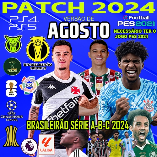 Brasileir O S Rie A B C Patch Pes Pla Play Shopee Brasil