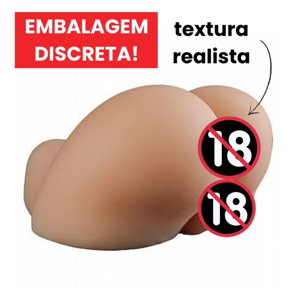 Masturbador Masculino Vagina Bunda Ânus Realista Cyberskin Sex Shop