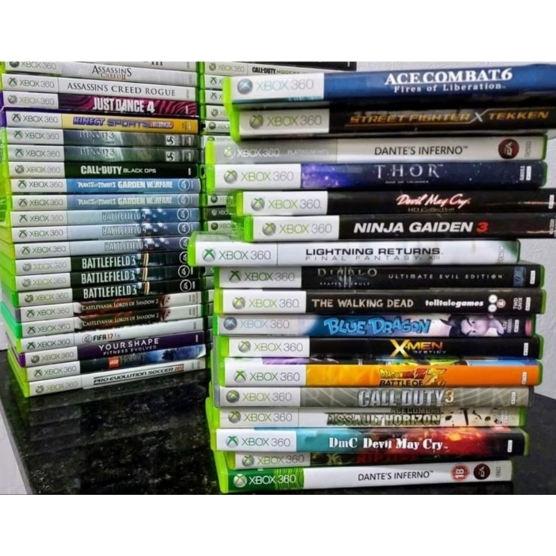 Jogos Xbox 360 Originais Mídia Física Seminovos Shopee Brasil