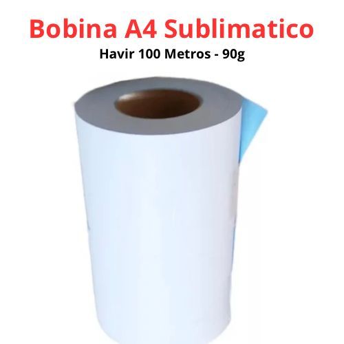 Rolo Bobina Papel Para Sublima O Havir A Cm X M Fundo Azul