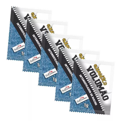 KIT 5 VOLUMÃO 1G SACHE EM PÓ HOT FLOWER Shopee Brasil