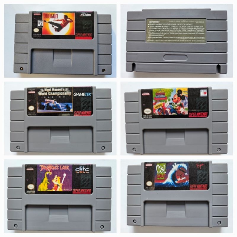 jogos super nintendo chipados em cases mod americana leia a descrição