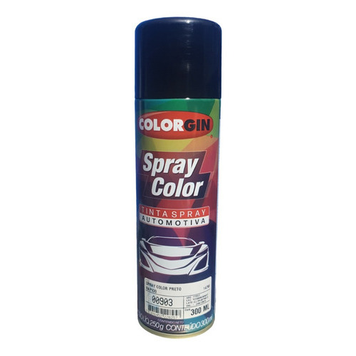 Tinta Spray Automotiva Colorgin Preto Brilhante 300ml Oferta Shopee