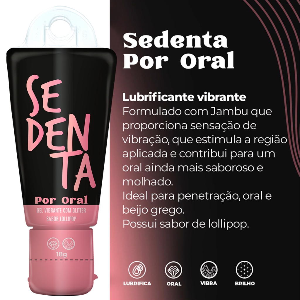 Kit Produtos Sex Shop Sedenta Molhada Lubrificante Ntimo Siriryca