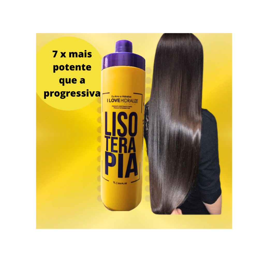 Progressiva Orgânica Sem Formol Lisoterapia Hidralize 1L Liso