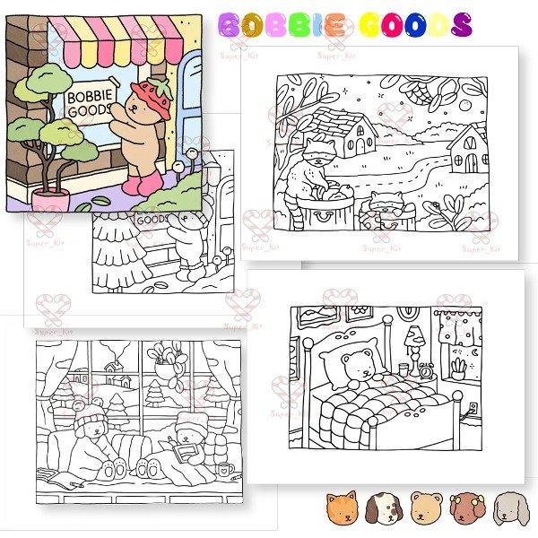 Kit 177 Desenhos para Colorir Folhas Soltas Ilustrações do Livro