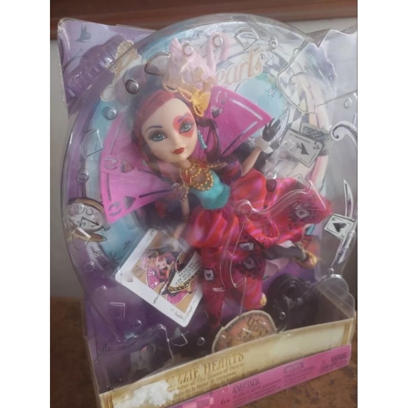 Boneca Ever After High Lizzie Hearts Mattel Lacrada E Rara Shopee Brasil