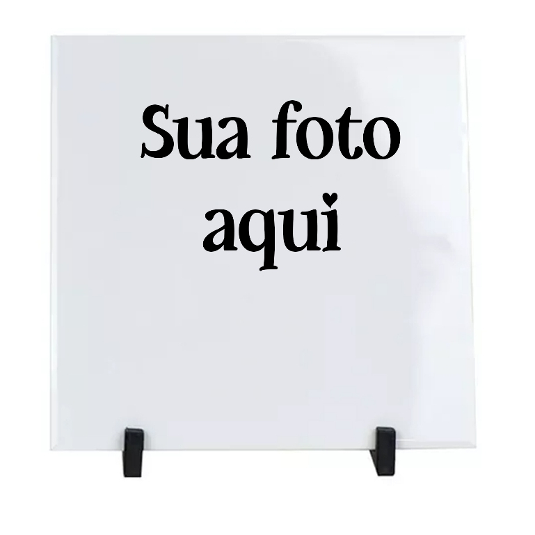 Porta Retrato Azulejo Personalizado Sua Foto Shopee Brasil