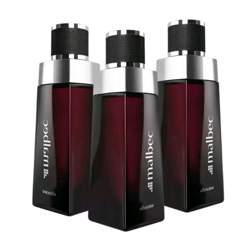 Kit 3 Perfumes Masculino Malbec 100ml Shopee Brasil