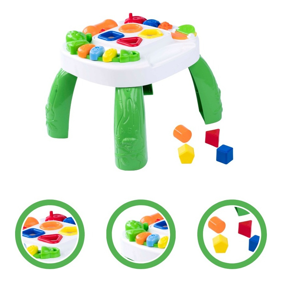 Mesa Didatica Verde Play Time Atividades Educativa Cotiplas Shopee Brasil