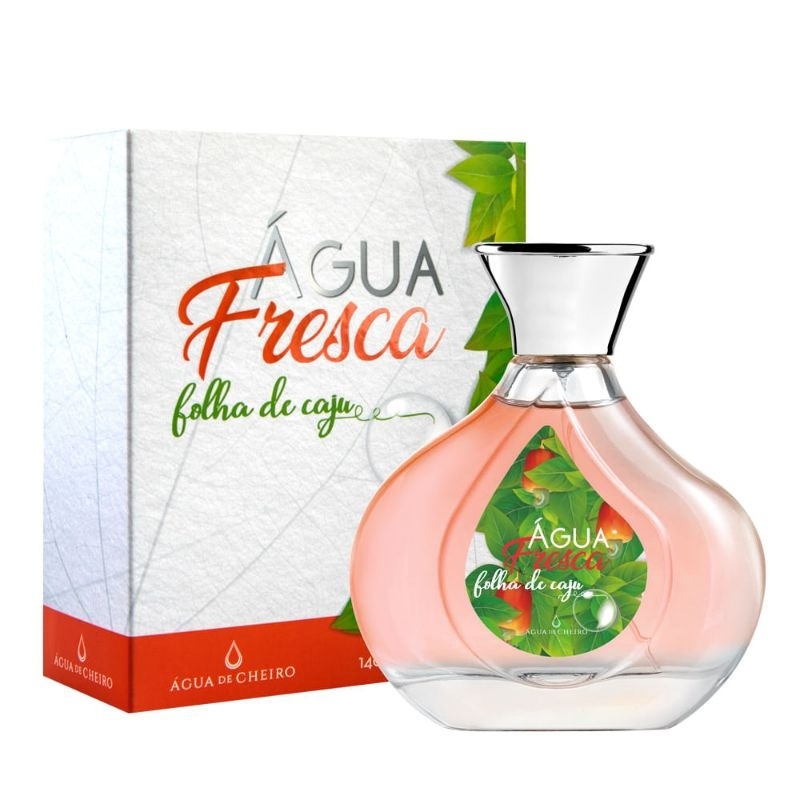 Deo Colônia Água Fresca Folha de Caju 140ml Água De Cheiro Shopee Brasil