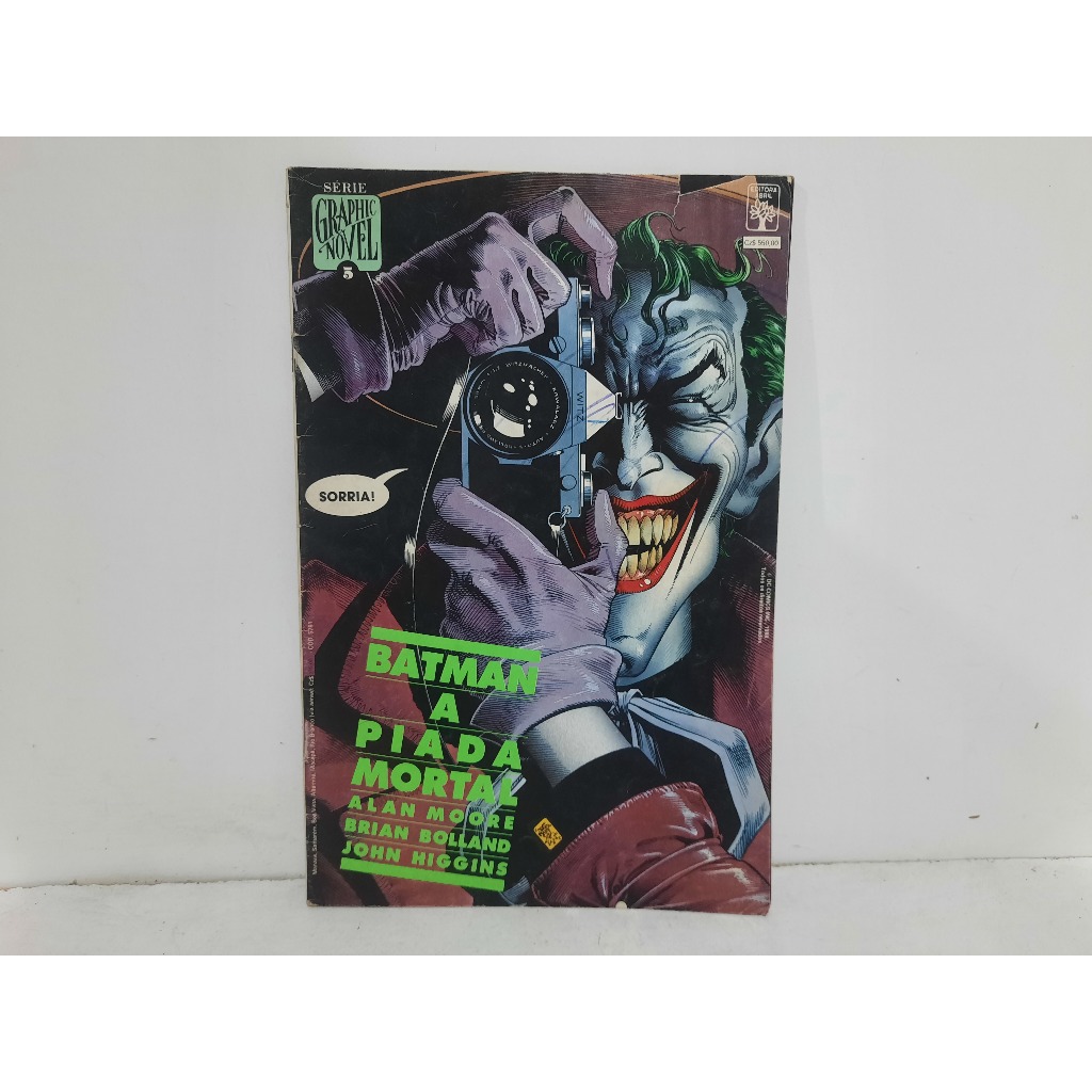 Hq Batman A Piada Mortal Alan Moore Shopee Brasil