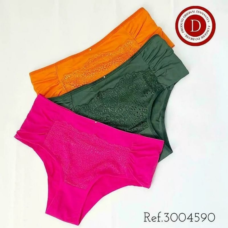 KIT LINGERIE CALCINHAS LARGA RENDA Shopee Brasil