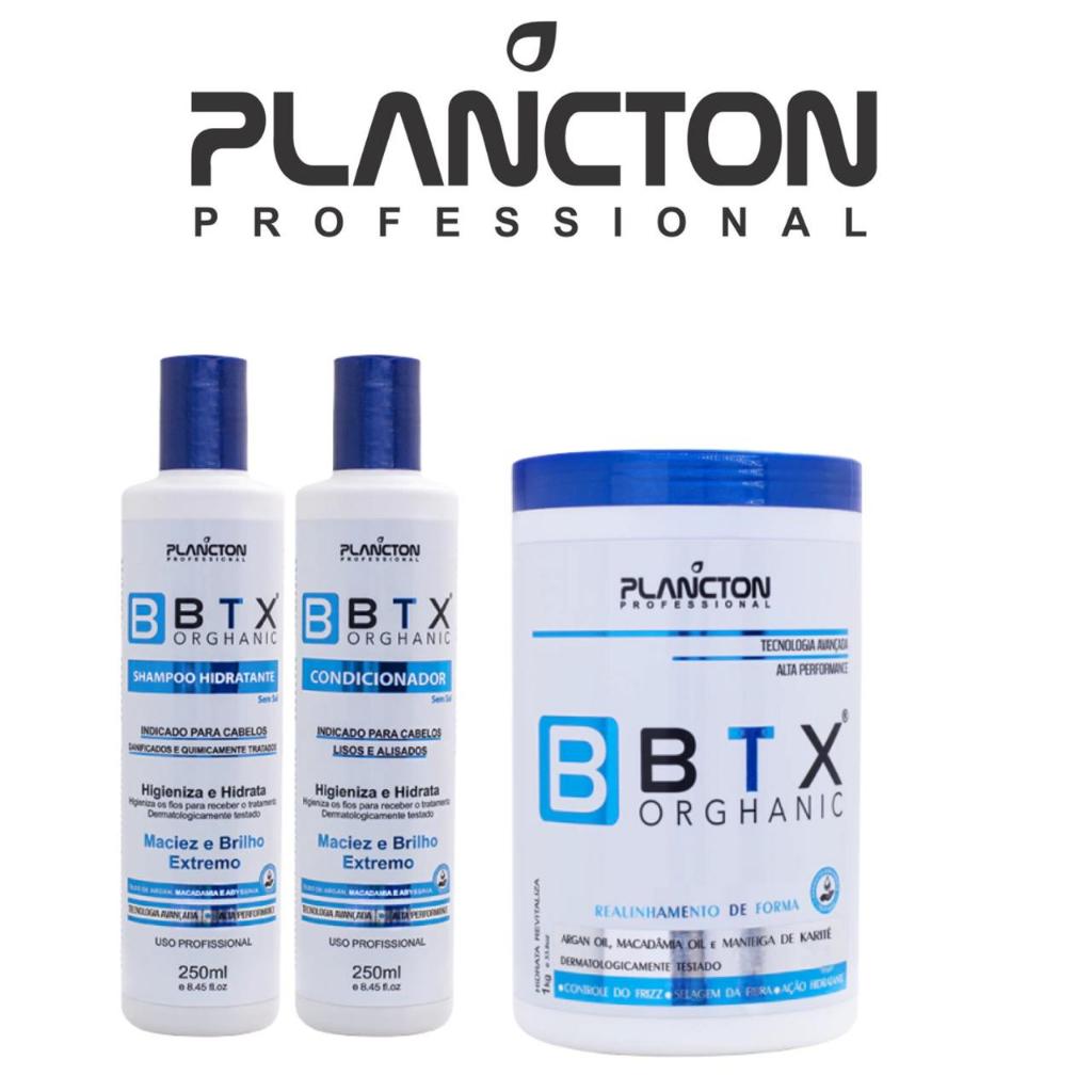 Kit Btx Orghanic Redu O De Volume Sem Formol Semanas Plancton