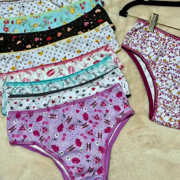 calcinha feminina algodão confortável lingerie algodão cintura alta