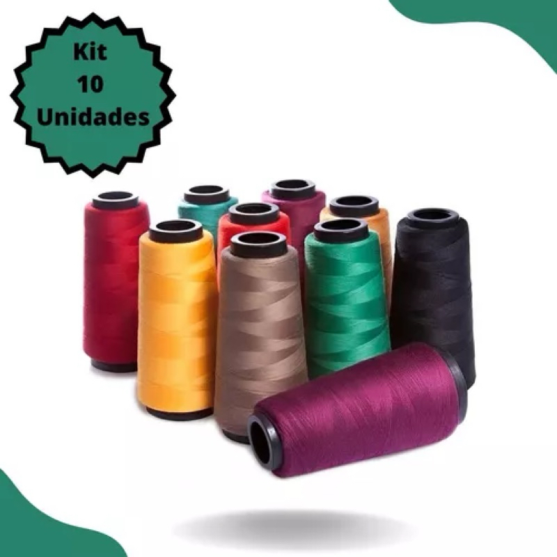 Kit De Linha Pra Costura Reta De V Rias Cores S O Cones