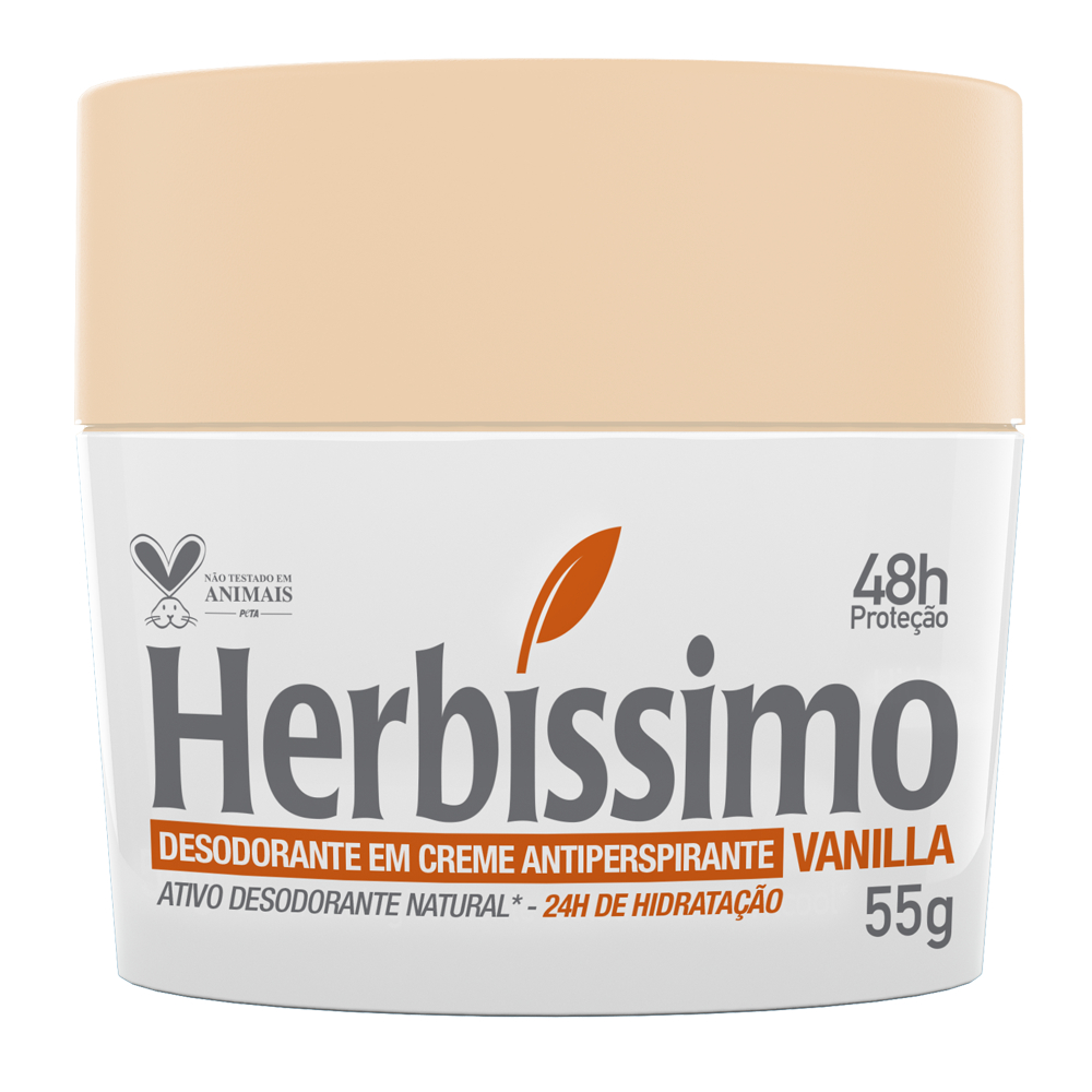 Desodorante Creme Antitranspirante Vanilla Herb Ssimo G Shopee Brasil