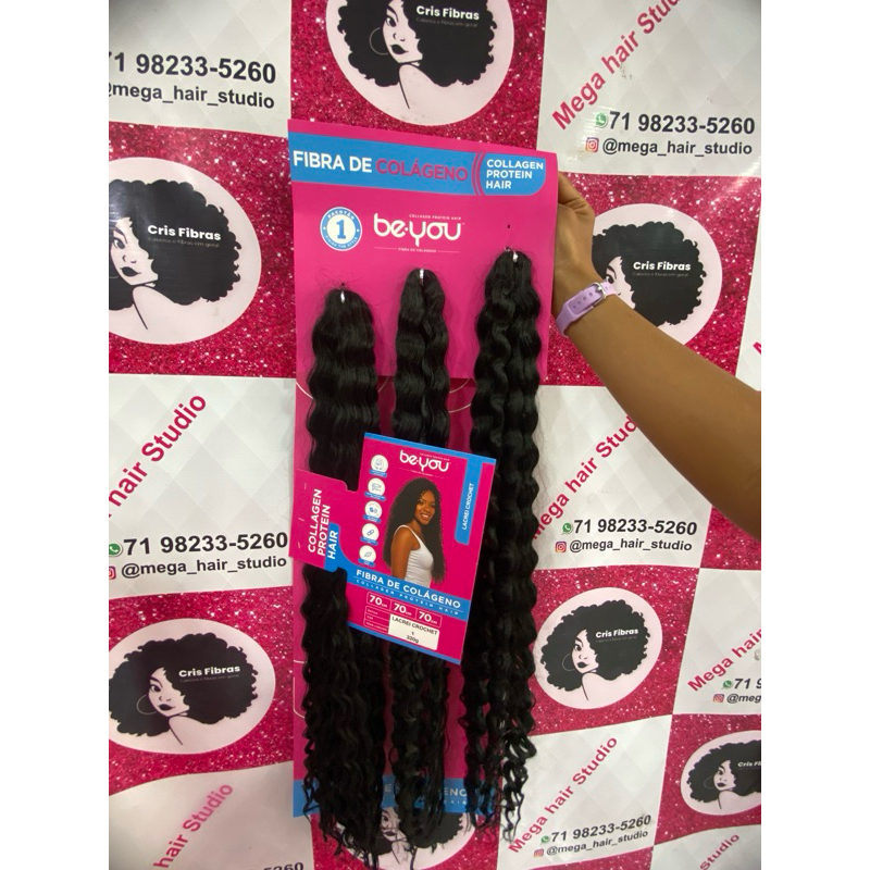 Cabelo Be You Lacrei Crochet Fibra De Col Geno Shopee Brasil