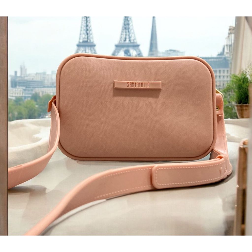 Bolsa Luxuosa Smaler Nas Cores Branca Bege Nude Material Resistente De