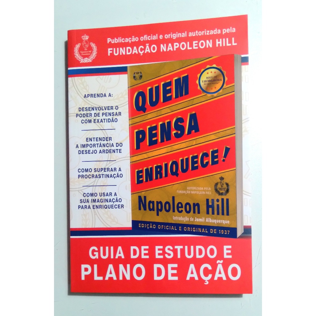 Livro Quem Pensa Enriquece Guia De Estudo E Plano De Ação