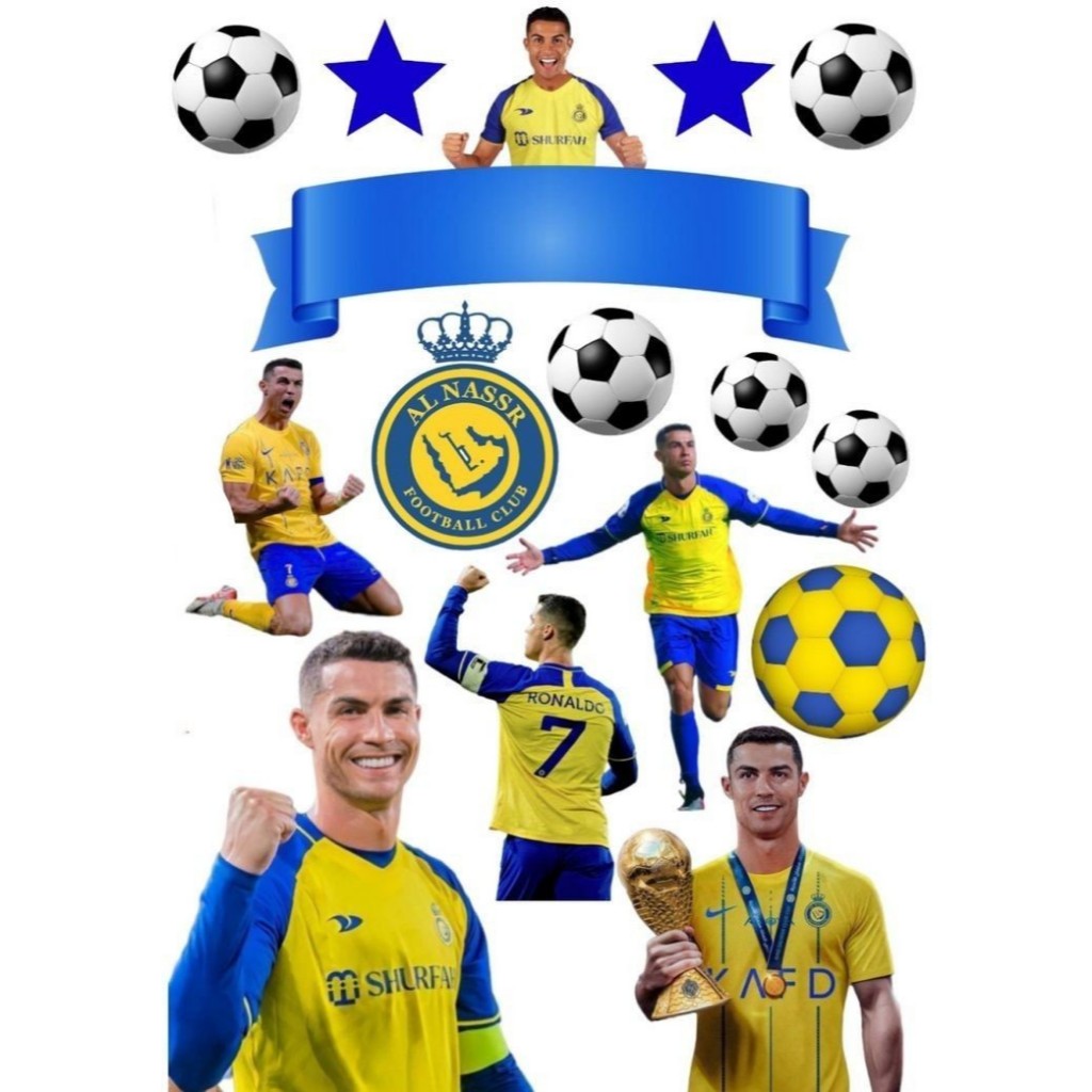 Topo De Bolo Cristiano Ronaldo Shopee Brasil