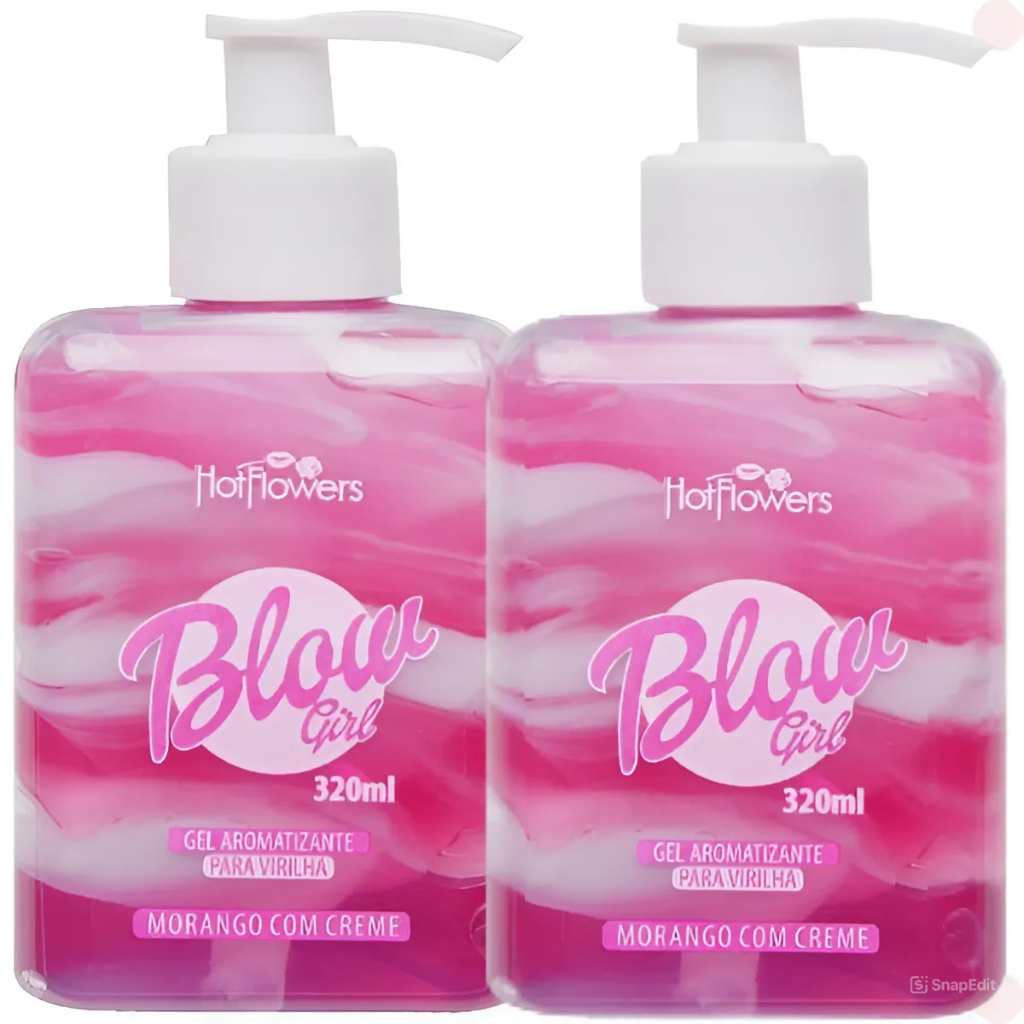 Kit 2 Gel Blow Girl Hidratante Íntimo Beijável Feminino Creme Hot