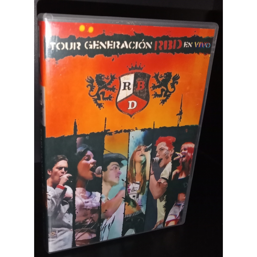 DVD RBD Tour Generación Versão Mexicana WIDESCREEN Áudio ES PT