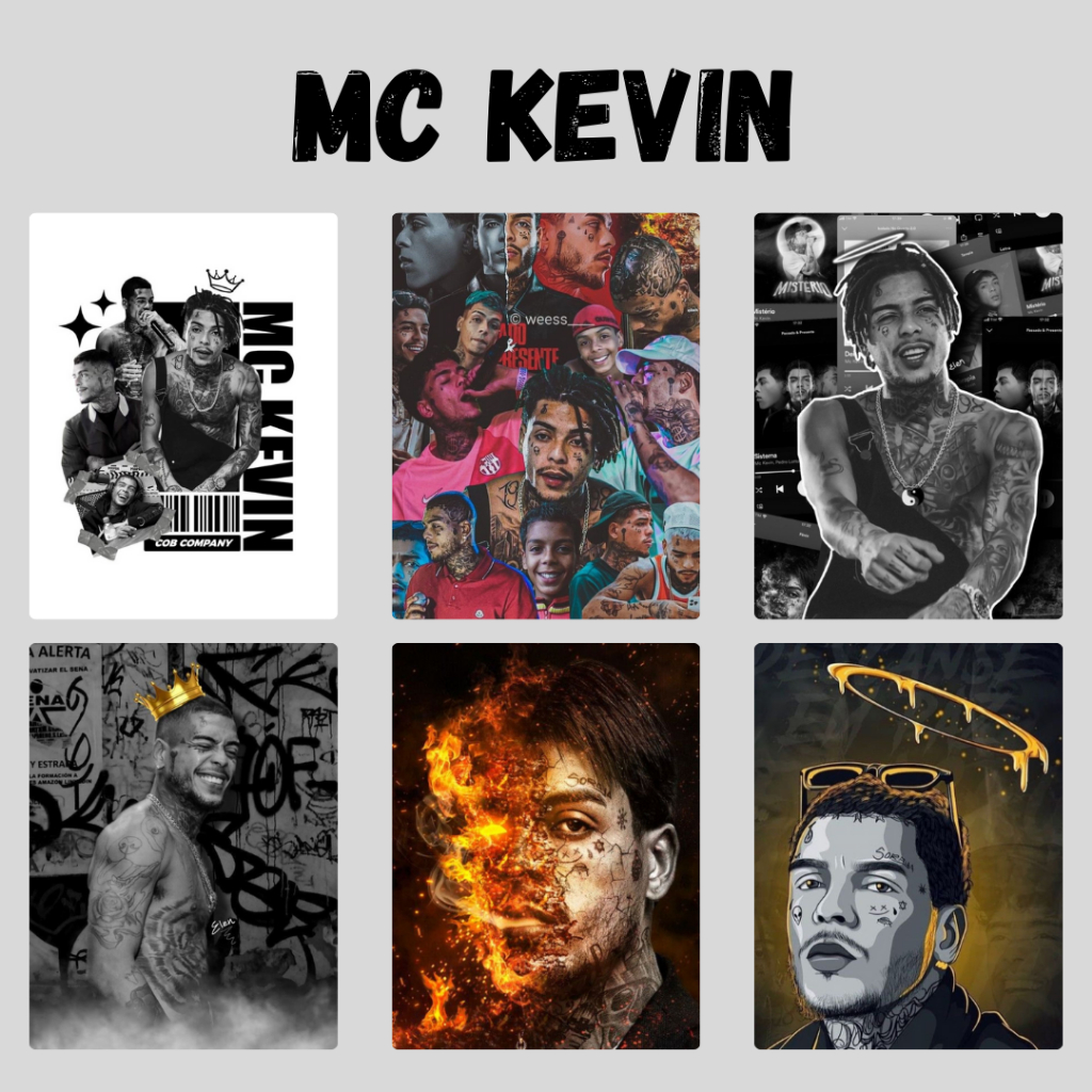 QUADRO PLACA MC KEVIN FILMES E SERIES DECORATIVO Shopee Brasil