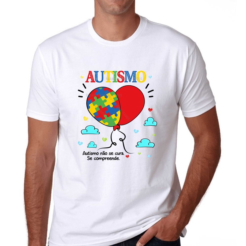 Camiseta Tea Autismo N O Se Cura Se Compreende Tdah Todos Os Tamanhos