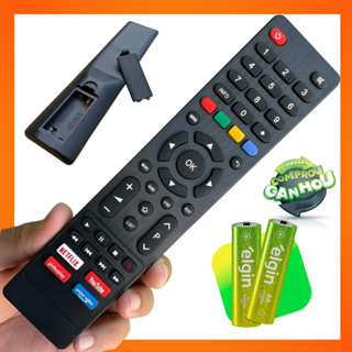 Controle Tv Para Philco Smart K Tecla Netflix Globo Play You Tube